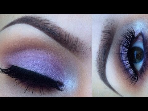 how to use purple eyeshadow