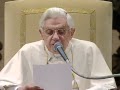 Pope dedicates the audience to the monastery of Cluny