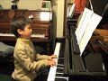 4-year-old Richard plays Bach, Prelude in C