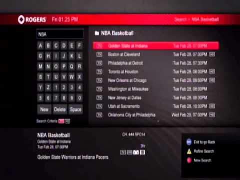 Rogers Nextbox UI