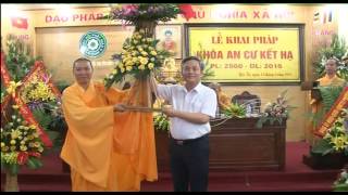 Ban Trị sự giáo hội Phật giáo tỉnh: Lễ khai pháp khóa an cư kết hạ