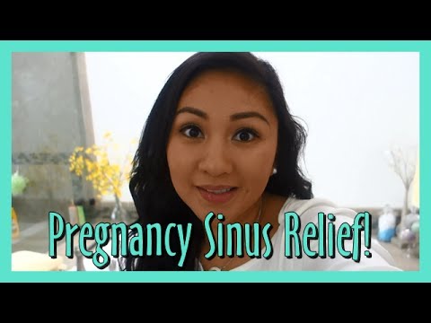 how to relieve sinus pressure while pregnant