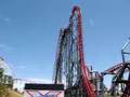 The First Official Train of X2 Roller Coaster Six Flags