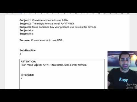 The AIDA Formula For Easy Writing (Demo)