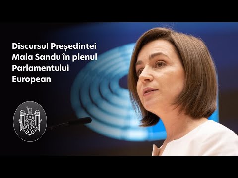President Maia Sandu's Address in the plenary of the European Parliament