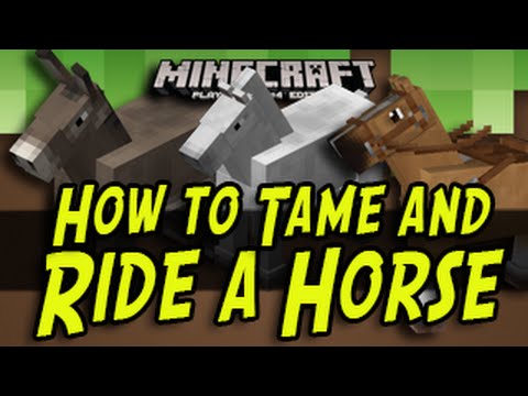how to tame a horse in minecraft