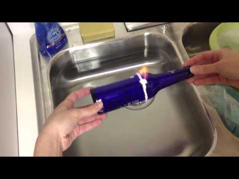 how to turn beer bottles into glasses