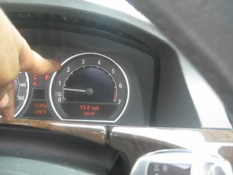 how to reset trip mileage bmw