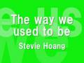 Stevie Hoang - The way we used to be(New)