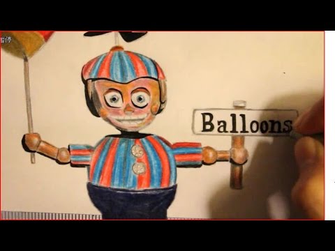 how to draw bb from five nights at freddy's