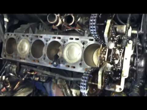 Jaguar XJ6 Head And crank front seal replacement Part 5