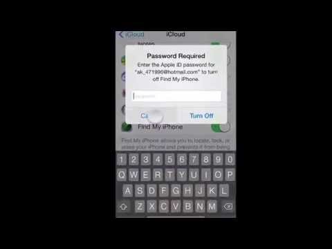 how to remove icloud account without password