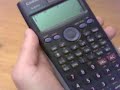 Finding Sxy on a Casio fx-85ES