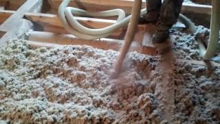 Эковата на перекрытие