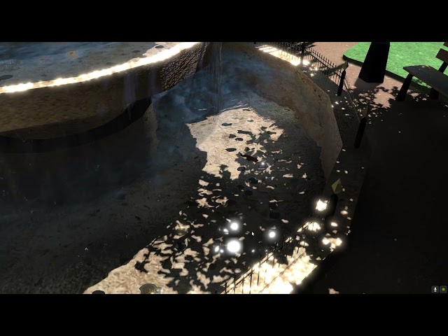 Water rendering and interactions with indirec lighting.