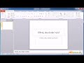 Microsoft PowerPoint 2007-2010 – wprowadzenie