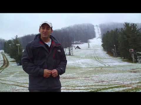 Justin Berk - A little storm with the first coating of snow on the southern PA ski areas hit November 27 2012. It was only an inch or so, but enough to get things started ...