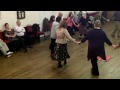 Circle Dance taught by Chris Yem in Llanwrda Hall at his Benefit Evening which he generously donated to Habitat for Humanity.