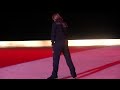 Evgeni skates all alone