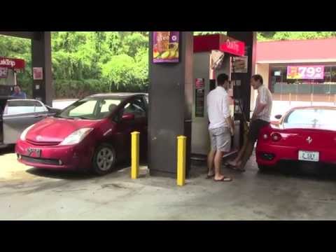 Getting Gas in a Ferrari 360 Modena