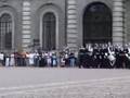 Stockholm parade of the royal guards