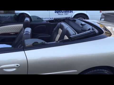how to put the top up on a chrysler sebring