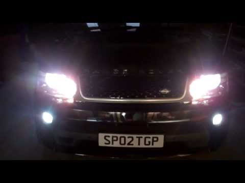 How to fit Osram LED DRL Fog lamp conversion kit to Range Rover Sport 2010