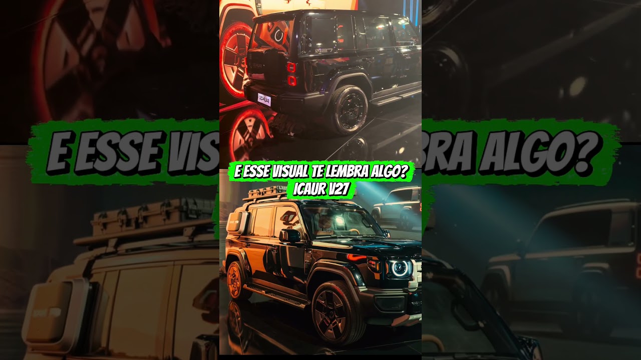E ESSE VISUAL TE LEMBRA ALGO? Conheça o novo iCAUR V27! 🚙✨