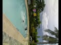 plunging to the private pool at Tine\