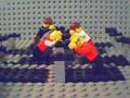 OK Go on Treadmills in lego