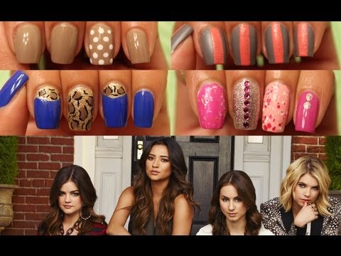 Pretty Little Liars Nails for Back to School - Dee2102