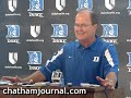 Coach David Cutcliffe at Duke Football Media Day