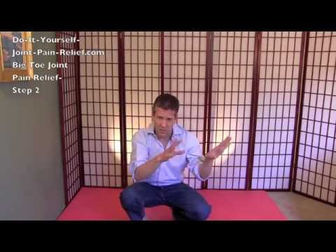 how to relieve big toe joint pain