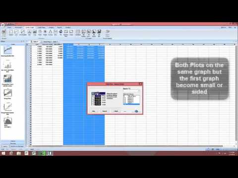 how to draw graph with two x axis