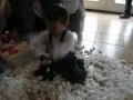 Snowing Packing Peanuts