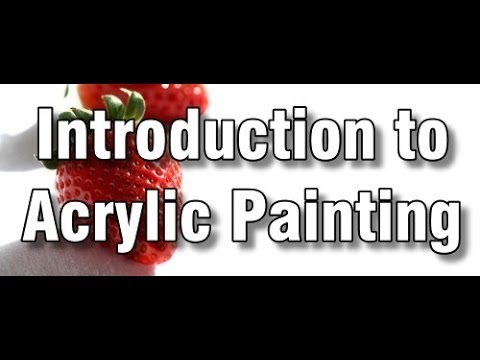 how to paint in acrylic