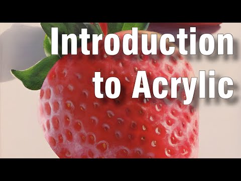 how to paint in acrylic