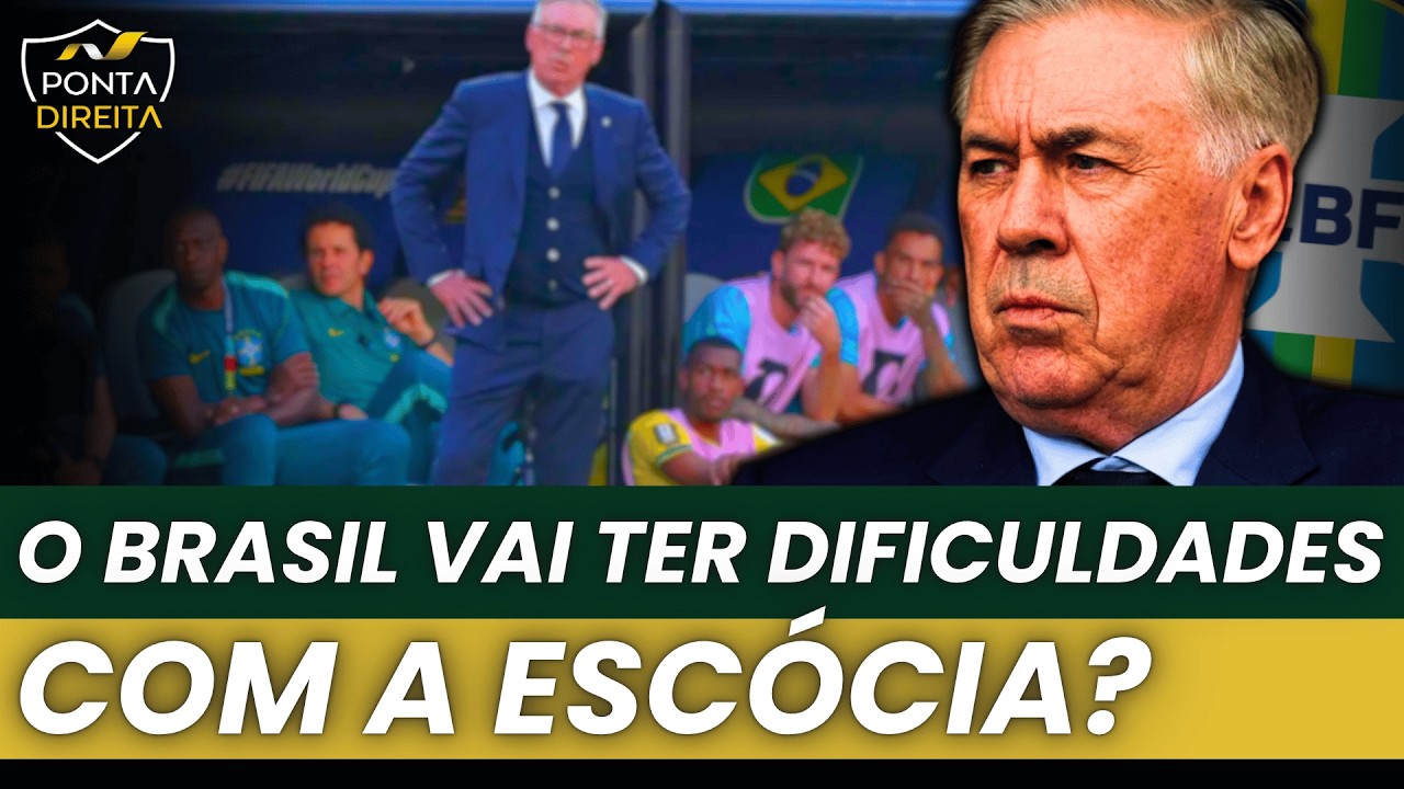 Qual será o principal desafio do Brasil diante da Escócia?