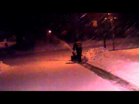 how to unclog snowblower