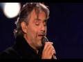 clip video Andrea Bocelli Mi Manchi