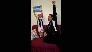 Kartal gol gol gol Açelyamla maça hazırız... Şampiyon Beşiktaş...Abubakar...