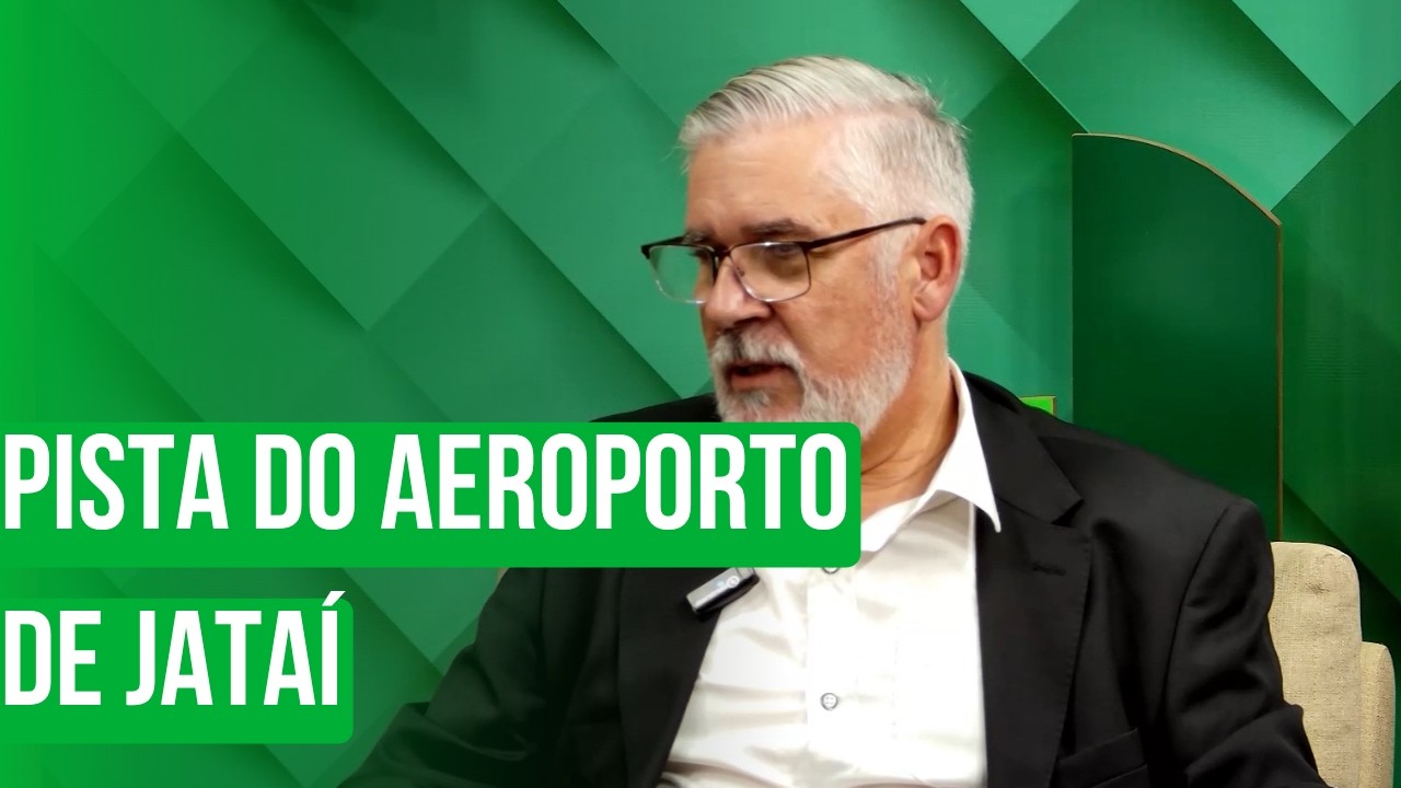Pista do aeroporto de Jataí