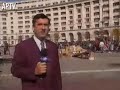 Romanian Reporter Hit by a Car (Live TV Bloopers)