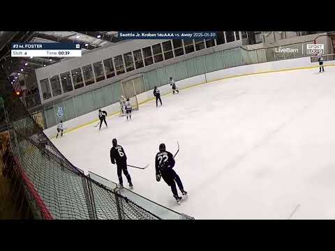 Game Shifts 1/30/25 Seattle Jr. Kraken 14uAAA Vs. Wenatchee Wild 14uAAA (game 2) Washington State Tier 1 Championship Playoffs