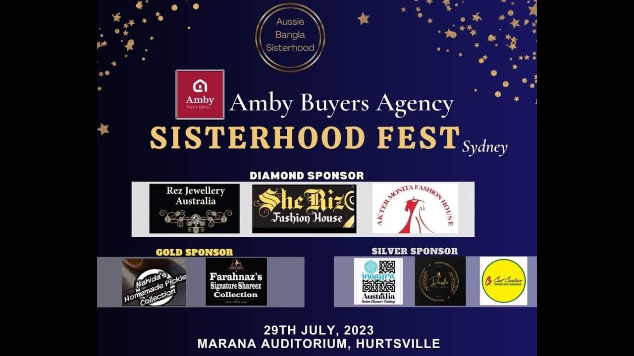 Free Event Tickets - Amby Buyers Agency Sisterhood Fest