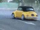 Drift with grandmom's beetle in Cyprus