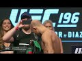 UFC 196: Official Weigh-in Official