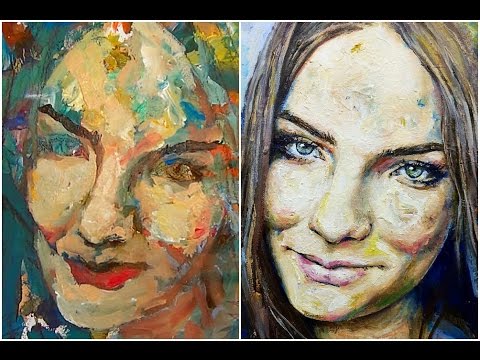 how to paint by acrylic