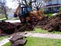 Backhoe backfill #3