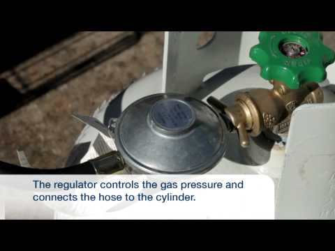 how to attach bbq to gas bottle